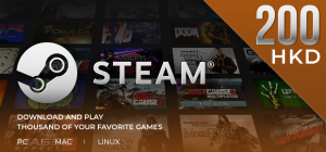 Steam Wallet Code 200 HKD (Bạn nhận được ~586.000 VNĐ)